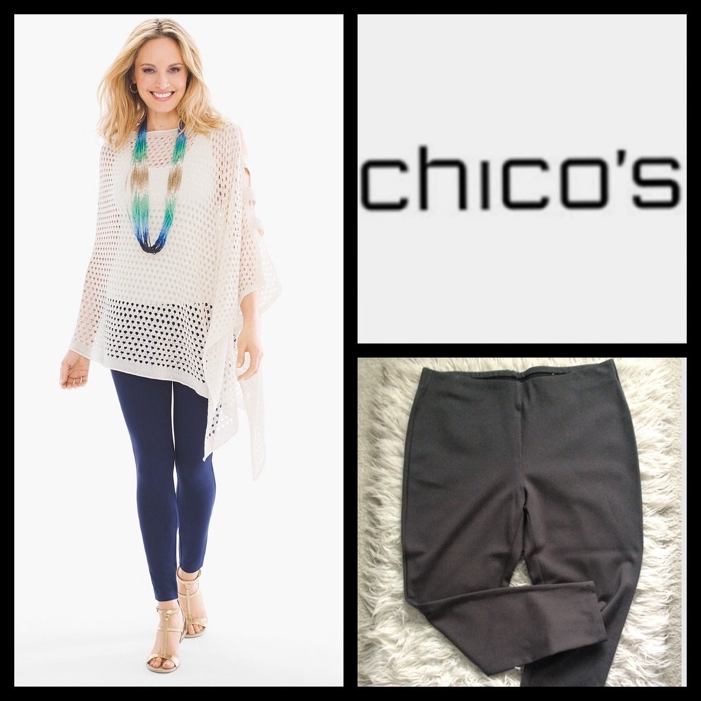 NWOT Chico’s Pull-On Knit Leggings
